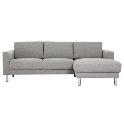 Cleveland Chaiselongue Sofa (RH) in Nova Light Grey