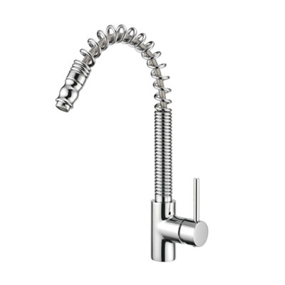 Clever Chef Kitchen Sink Mixer Tap With Pull Out Spout Chrome