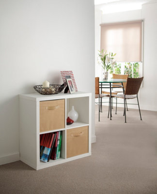 Clever Cube White Four Compartment Storage Unit