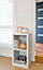 Clever Cube White Two Compartment Storage Unit