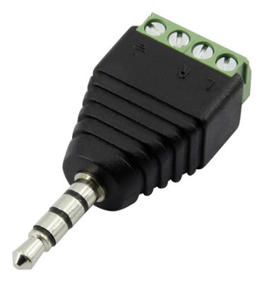 CLEVER LITTLE BOX - 3.5mm 4-Pole Jack Plug to 4x Terminal Block Adaptor