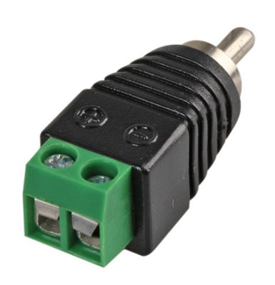 CLEVER LITTLE BOX - Phono Plug to 2x Screw Terminal Connector