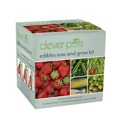 Clever Pots Edibles Sow and Grow Kit DIY at B&Q