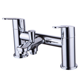 Clever Urban Bathroom Bath & Shower Mixer Tap With Shower Kit Chrome