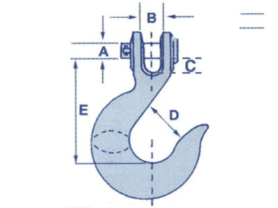 Clevis Slip Hook with Safety Latch Stainless Steel 12MM (Spring Loaded ...