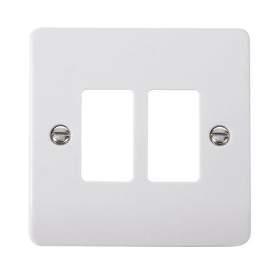 Click CMA20402 Gridpro Mode 2 Gang Front Plate