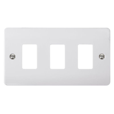 Click CMA20403 Gridpro Mode 3 Gang Front Plate
