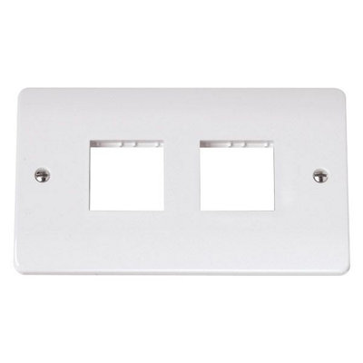 Click CMA404 Mode 2 Gang 4 Module Minigrid Front Plate