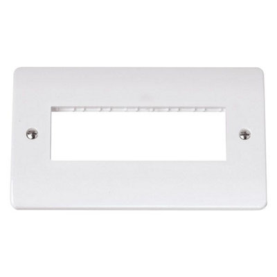 Click CMA426 Mode 2 Gang 6 Module Minigrid Front Plate