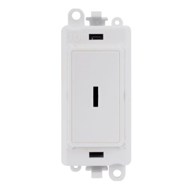 Click M2003PW Gridpro 20A 2 Way Key Switch Polar White