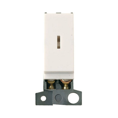 Click Minigrid 10 AX 2 Way Keyswitch Module Polar White MD003PW