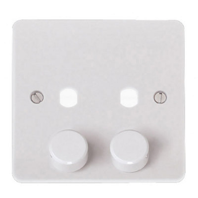 Click Mode 1 Gang Unfurnished Dimmer Plate and Knobs 800W Max 2 ...