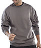 Click Polycotton Work Sweatshirt Jumper Grey - M