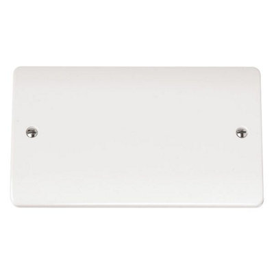 Click Scolmore Mode 2 Gang White Blanking Plate - Antimicrobial Modular ...