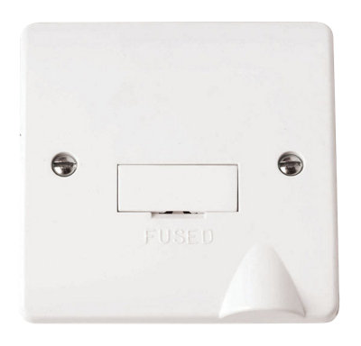 Click Scolmore Mode Flex Outlet Fused Spur Unit 13A White - CMA050