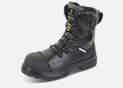 Click Trencher Plus Quick Release Safety Work Boots Black