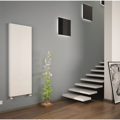 Clifton 1800mm (H) x 500mm (W) - White Vertical Flat - Type 10 ...