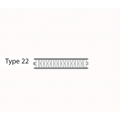 Clifton 600mm (H) x 1800mm (W) - Type 22 Radiator - Double Panel ...