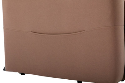 Clifton Electric Fabric Single Motor Rise Recliner Lift Mobility Tilt Chair (Mocha)