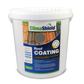 ClimaShield - Roof Coating Sealer & Tile Paint - Anthracite (20L) Transforms Concrete Tiles and Protects against Moss & Algae