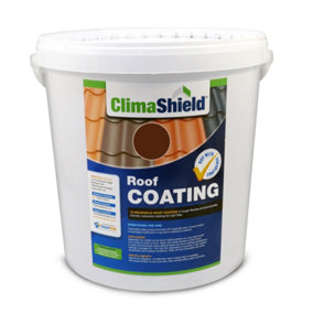 ClimaShield - Roof Coating Sealer & Tile Paint - Deep Tan (20L) Transforms Concrete Tiles and Protects against Moss & Algae