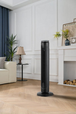 Climatik 41-inch Ultra Quiet Tower Fan, Bladeless Oscillation with 5 ...