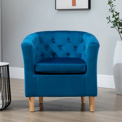 Turquoise blue deals accent chair