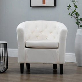 Cream velvet best sale bedroom chair