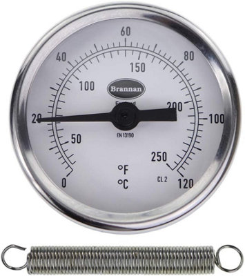 Clip on pipe thermometer - Radiator Balancing Thermometer for Hot Water Pipes and Radiators