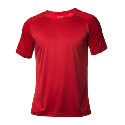 Clique Active Functional T-Shirt Red L