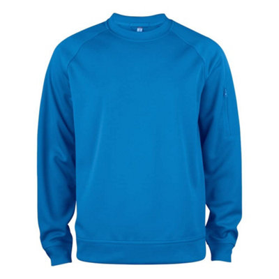 Clique Basic Active Roundneck Sweater Royal 2XLarge