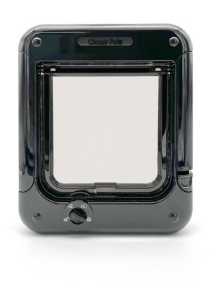 Dark grey sale cat flap