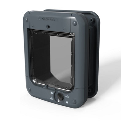 Closer Pets Dark Grey Microchip Cat Flap (CP 360G)