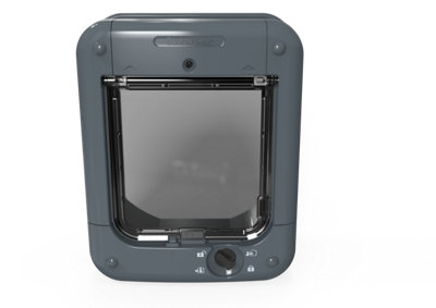 Closer Pets Dark Grey Microchip Cat Flap (CP 360G)