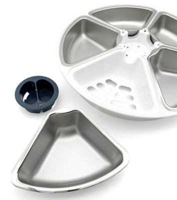 Stainless steel pet feeder sales