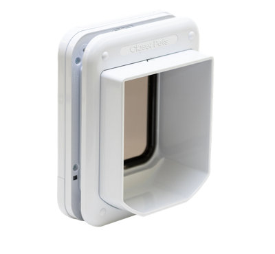 Closer Pets White Microchip Cat Flap (CP 360W) - 3