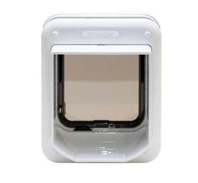 Closer Pets White Microchip Cat Flap (CP 360W) - 6