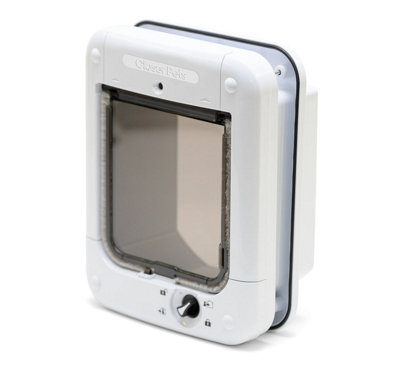 Closer Pets White Microchip Cat Flap (CP 360W) - 5
