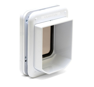 Closer Pets White Microchip Cat Flap (CP 360W) - 9