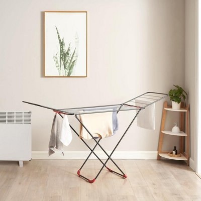 Clothes Airer Drying Rack Winged Drying 18M Length Drying Indoor ...