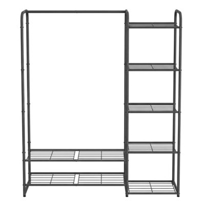 Clothes Rack, Open Wardrobe, 29 x 112 x 158.4 cm, Clothes Rail, Coat ...