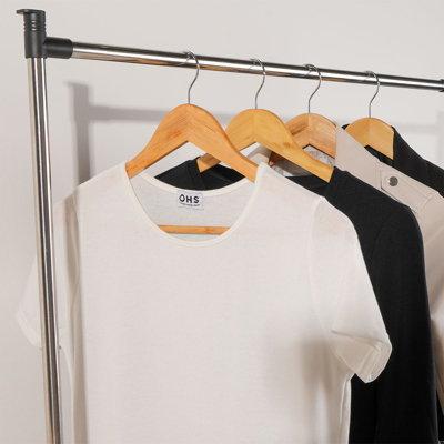 Clothing Rail Open Hanging Portable Clothes Home Organiser Unit Space Saver