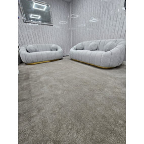 Cloud Boucle Grey & Gold 3 + 2 Seater