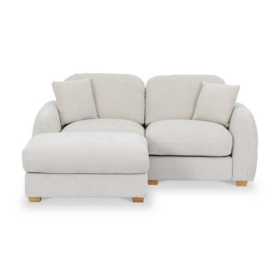 Cloud Natural Haze Chaise Sofa - Fully Assembled By Roseland Furniture
