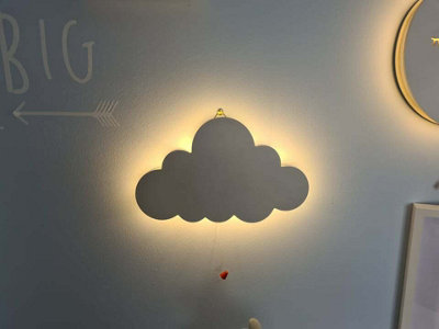 Cloud Shaped Night Light Battery Operated - 6