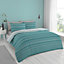 Cloud soft Bedding Banded Spots Duvet Cover Set with Pillowcases Green
