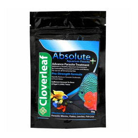 Cloveleaf Absolute + Aquarium Parasite 50g Fish Water Treatment