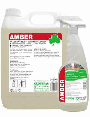 Clover Chemicals Amber Multi Surface Cleaner 750ml