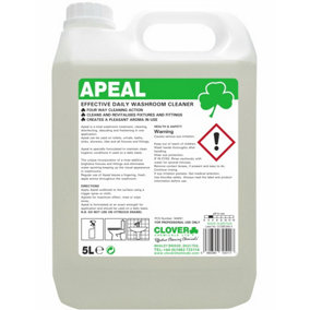 Clover Chemicals Apeal Daily Washroom Cleaner 5l