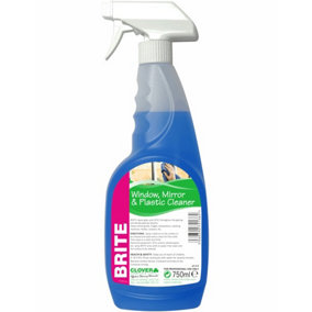 Clover Chemicals Brite Window, Mirror and Plastic Cleaner 750ml